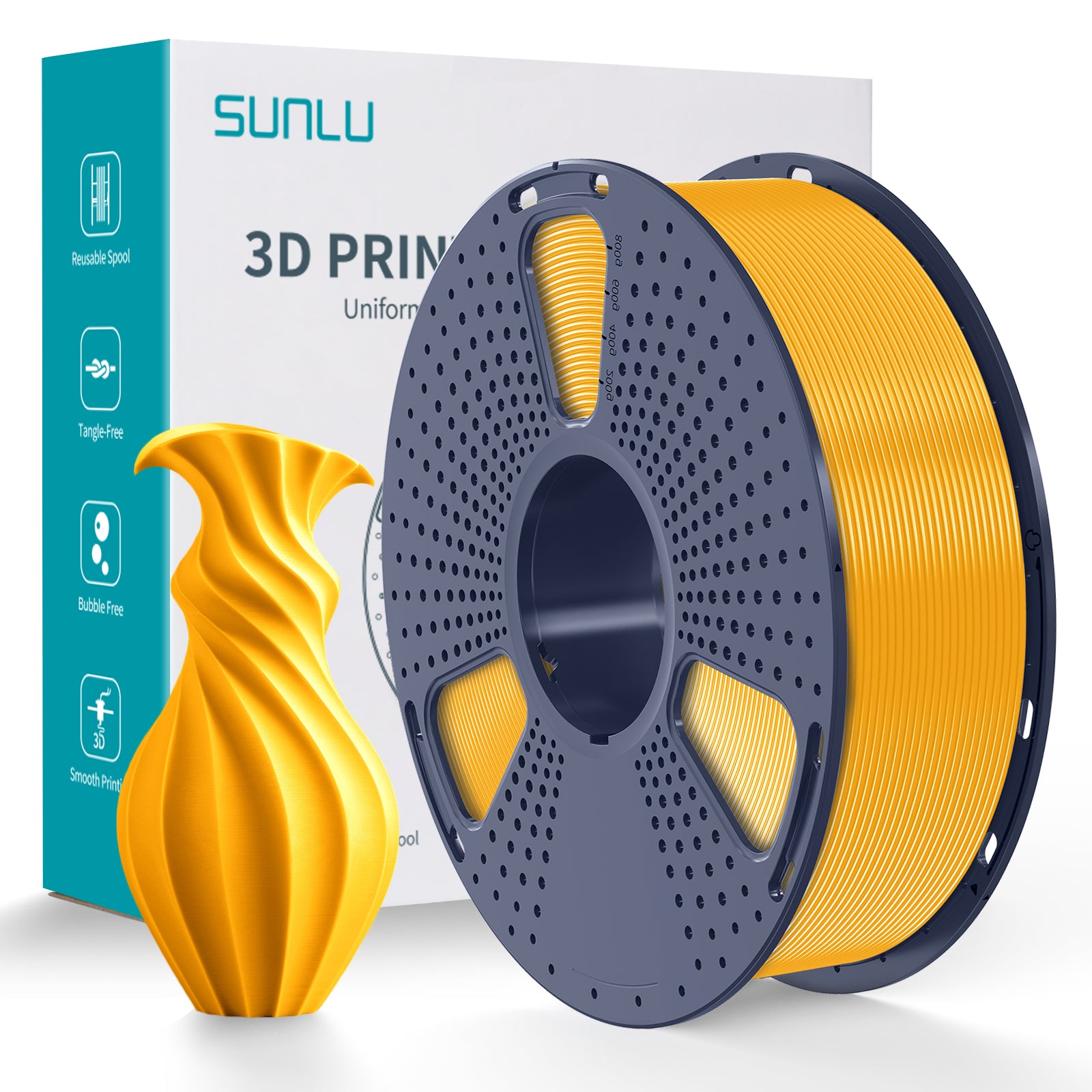 SUNLU PLA+ 2.0 1.75mm Filament 1kg Spool