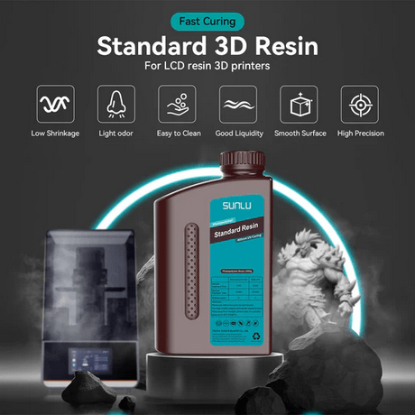 SUNLU Standard 3D Printer Resin 1000g - 3docity