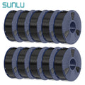 10x 1KG SUNLU BLACK PLA+ 2.0 Bulk Filament Bundle - 3docity