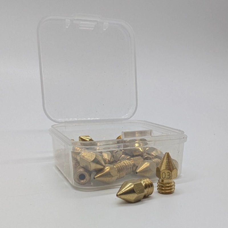3docity Creality Ender 3/ CR - 10 Brass Nozzles 24 Variety Pack - 3docity