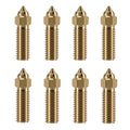 3docity Creality K1 Brass Nozzles 8pcs Variety Pack - 3docity