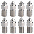 3docity Creality Sprite Zirconium Copper Nozzle 8Pcs Varity Kit (Ender 3 V3 SE/ Ender 5 S1/ Ender 7) - 3docity