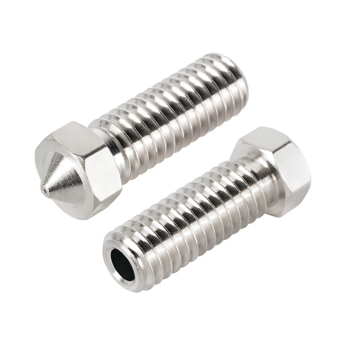 3docity Stainless Steel Volcano Nozzle for 3D Printers - 3 Pack
