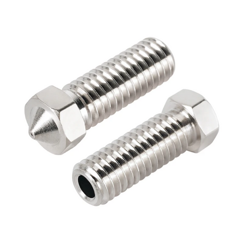 3docity Stainless Steel Volcano Nozzle for 3D Printers - 3 Pack