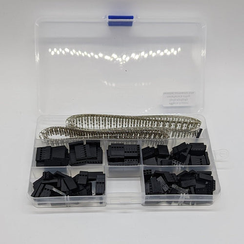 460Pcs Dupont 2.54 2P/3P/4P/5P/6P Male/Female Crimp Terminal Connector Kits - 3docity