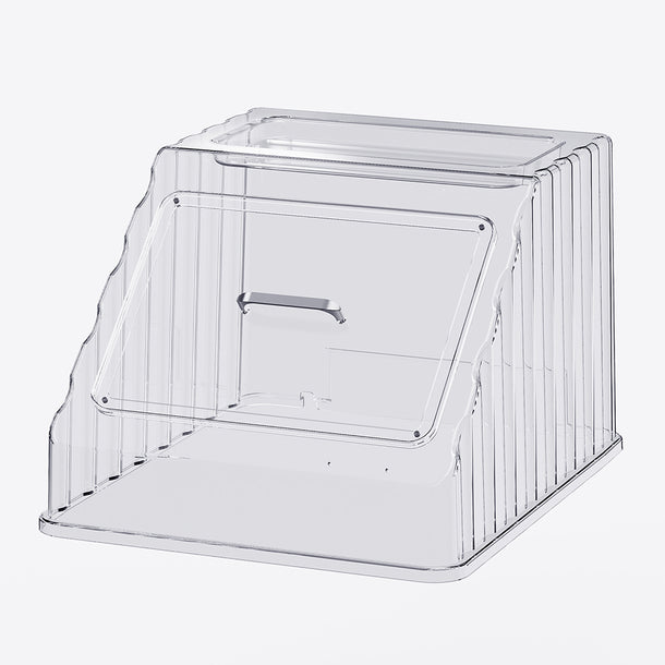 BIQU PopCap Top Cover for Snapmaker U1 transparent acrylic enclosure with open door and ventilation slots