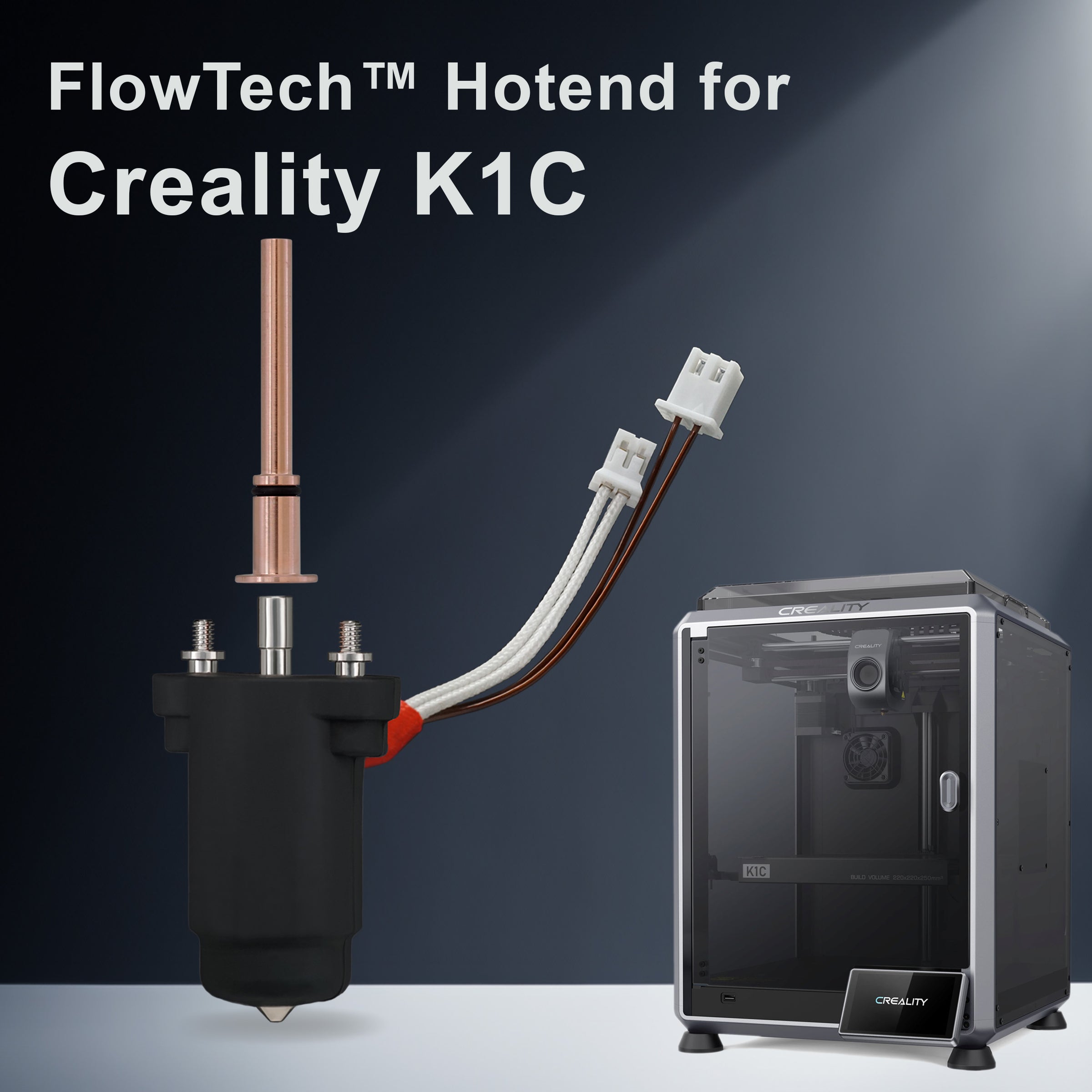Micro Swiss FlowTech Hotend for Creality K1C