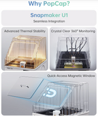 BIQU PopCap Top Cover for Snapmaker U1 + 4kg of Filament