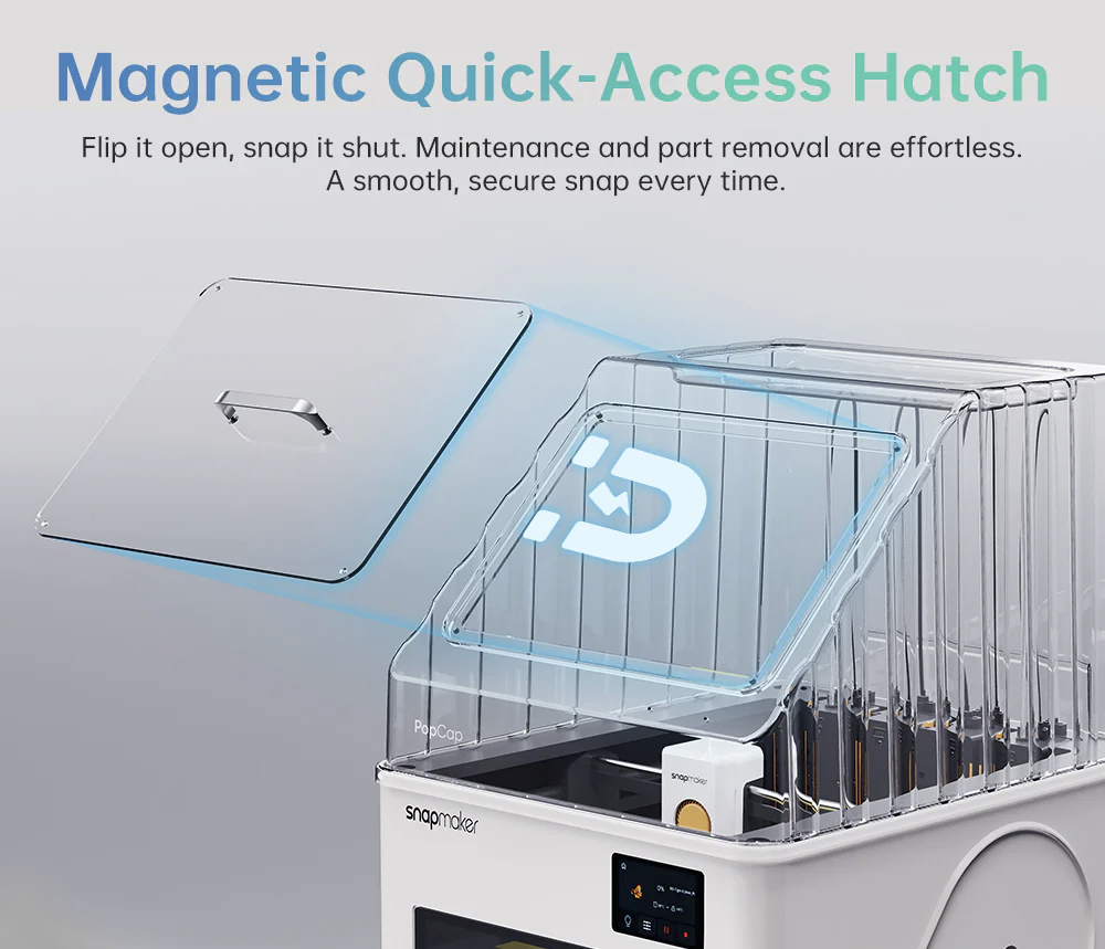 BIQU PopCap Top Cover for Snapmaker U1 + 4kg of Filament