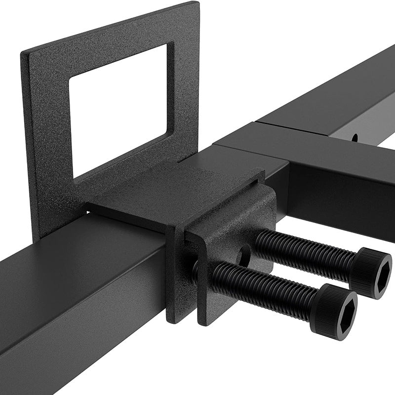 Adjustable Mattress Stopper Clips, 6 Pack – Non - Slip Bed Frame Holders, Black - 3docity