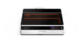 Aliencell X1 Diode Laser Engraver with glowing red heating element, front angle view with control panel