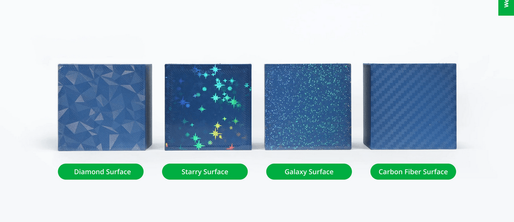 Bambu Lab 3D Effect Build Plate X/P/A Series (Galaxy, Starry, Diamond, Carbon Fiber) - 3docity