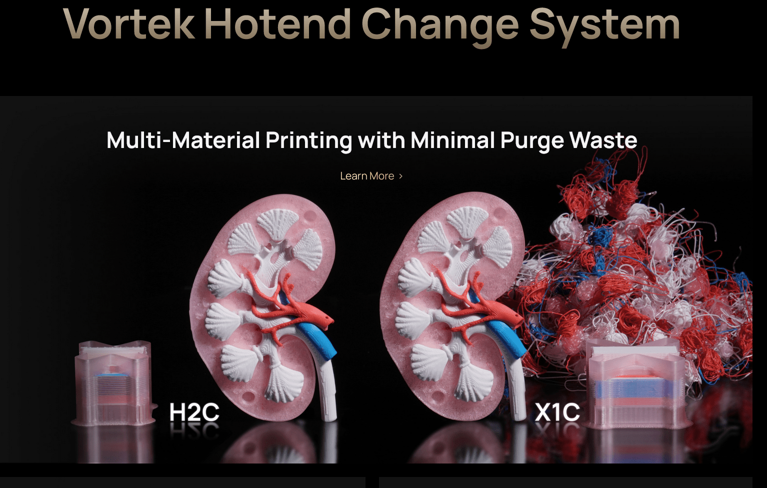 Bambu Lab H2C with AMS Combo 3D Printer - 3docity