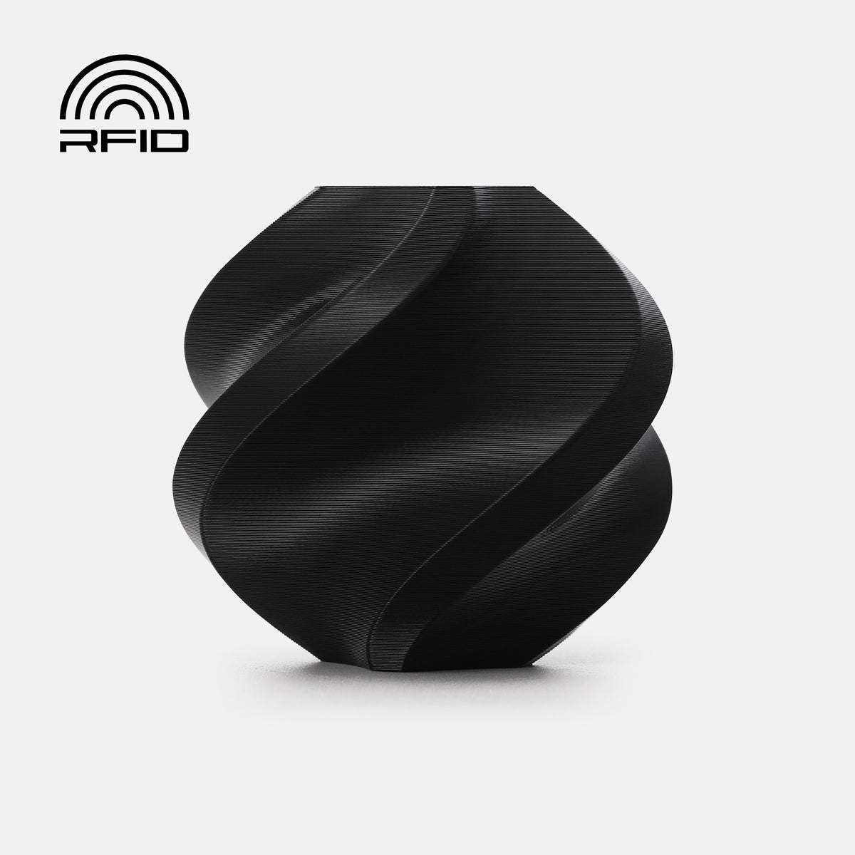 Bambu Lab PETG Basic Black 1.75mm filament 1kg refill print sample