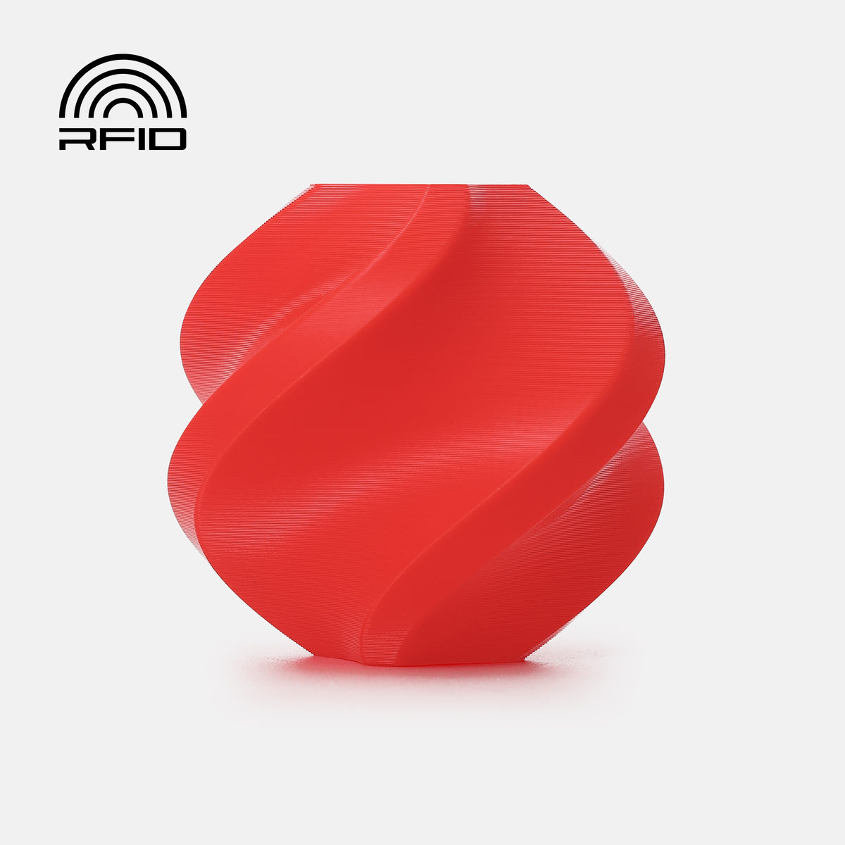 Bambu Lab PETG Basic Red 1.75mm filament 1kg refill print sample