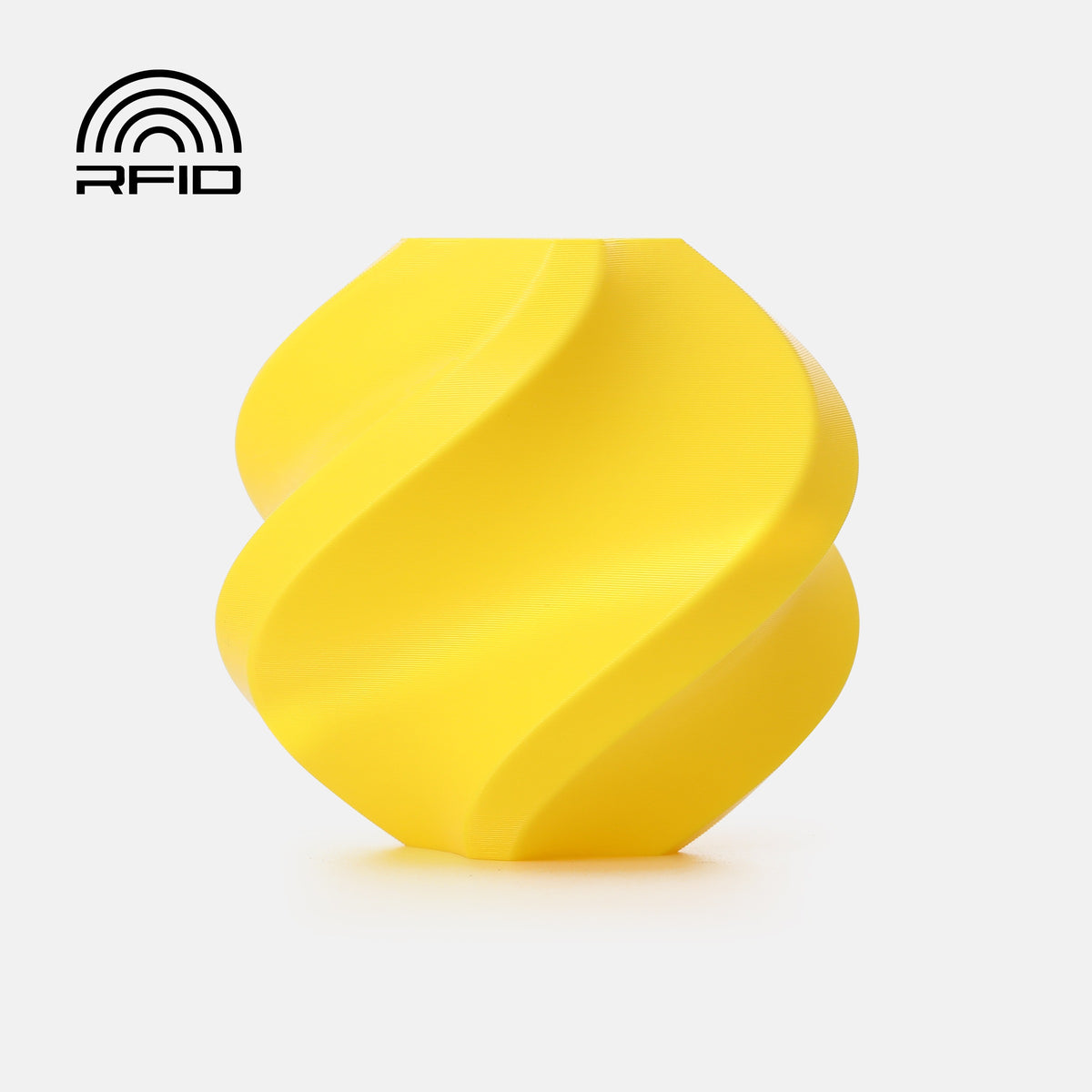 Bambu Lab PETG Basic Yellow 1.75mm filament 1kg refill print sample