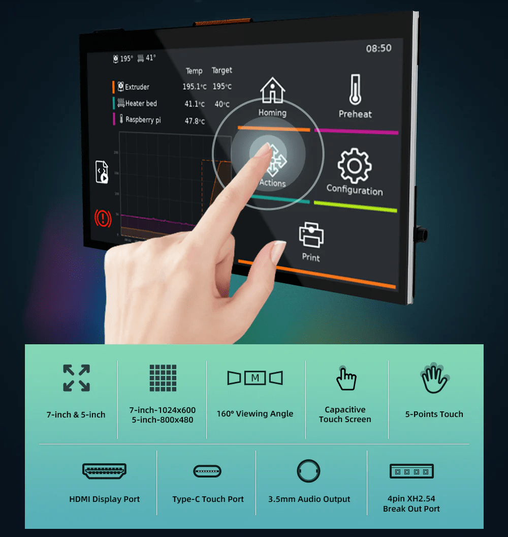 BIGTREETECH HDMI5 Display - 3docity