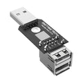 BIGTREETECH Panda Hub Dual USB Adapter Shield the Original USB Port on Bambu Lab P1S/P1P Printers - 3docity