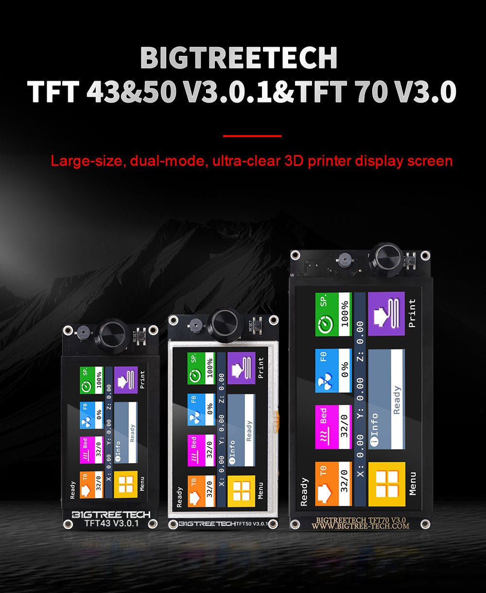 BIGTREETECH TFT70 V3.0 Display Touch Screen Two Working Modes for SKR Octopus Control Board - 3docity