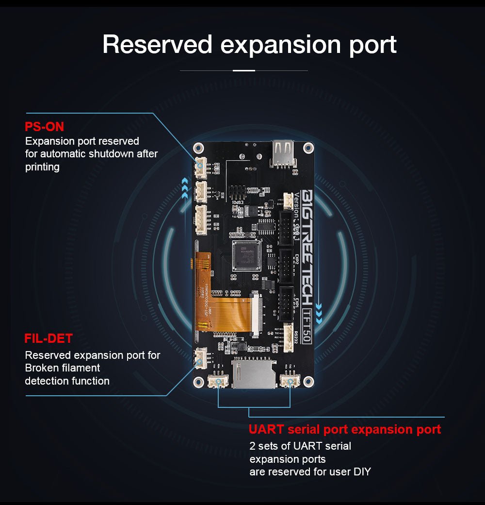 BIGTREETECH TFT70 V3.0 Display Touch Screen Two Working Modes for SKR Octopus Control Board - 3docity