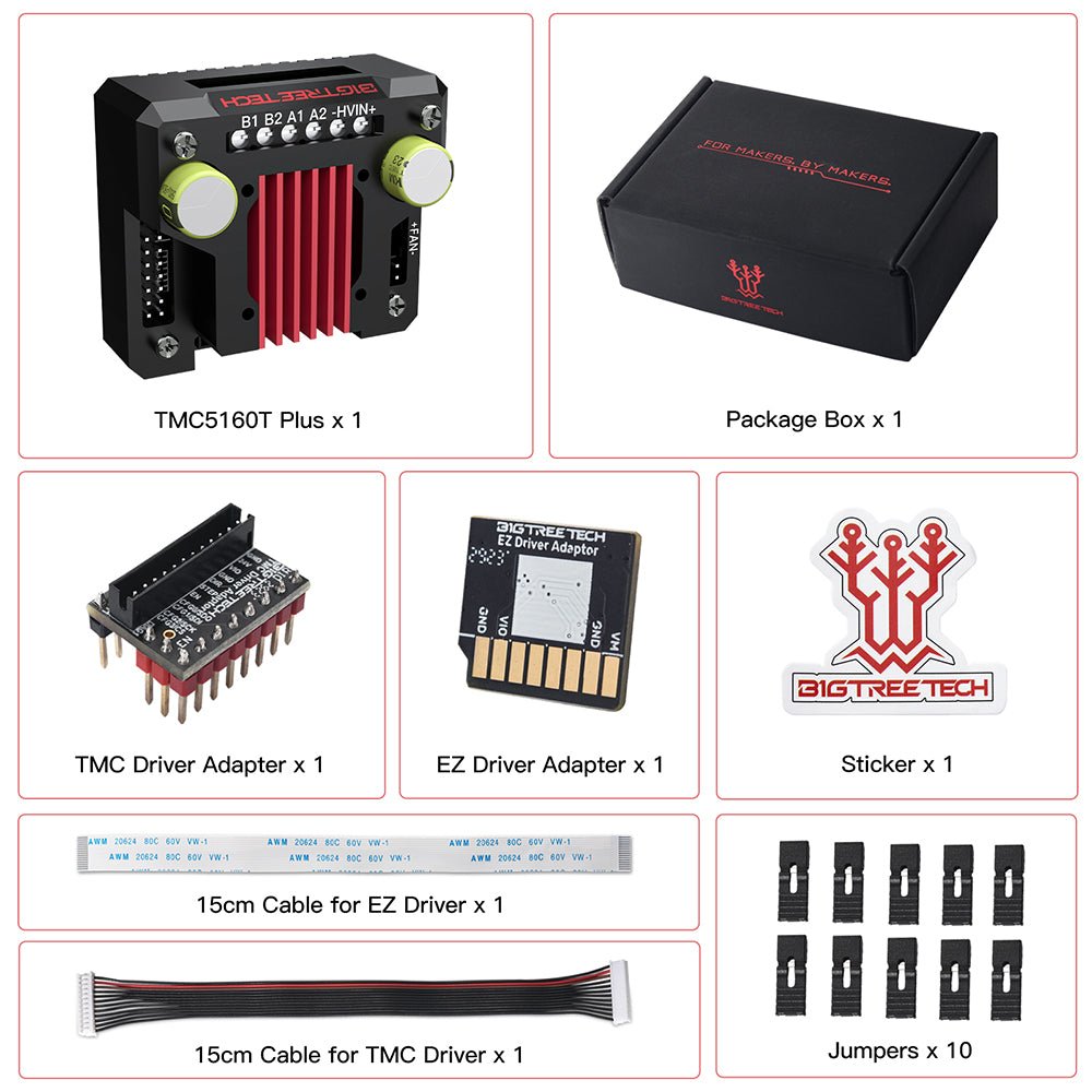 BIGTREETECH TMC5160T Plus v1.0 Stepper Motor Driver - 3docity