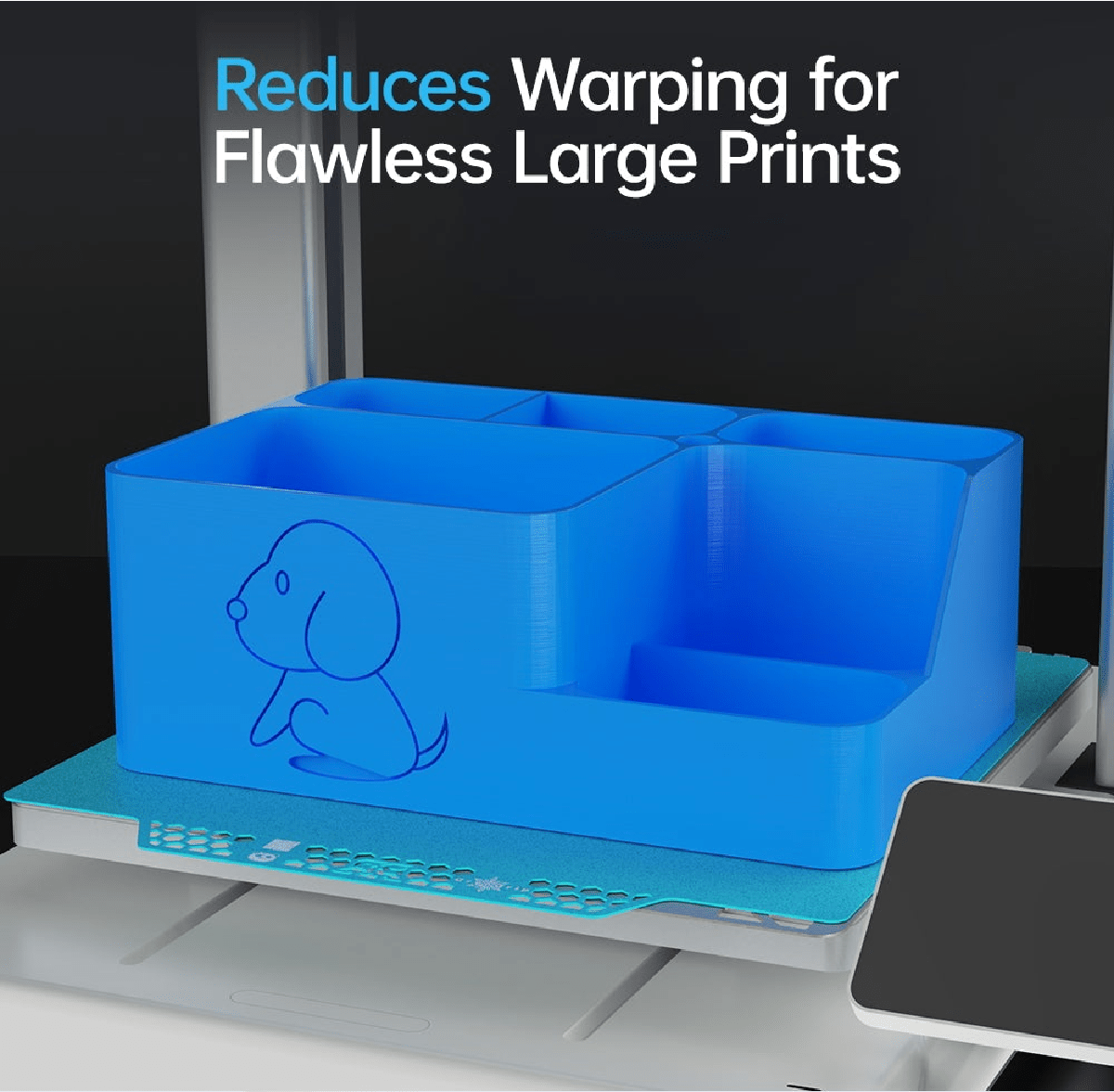 BIQU Cryogrip PRO Build Plate for Creality K2 Plus - 3docity