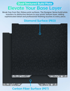 BIQU Panda Buildplate Designer PEO+PET Double - Sided Spring Steel Sheet for Bambu Lab H2D/H2S - 3docity