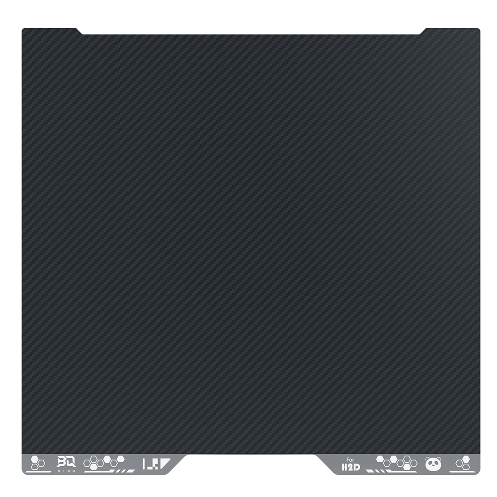 BIQU Panda Buildplate Designer PEO+PET Double - Sided Spring Steel Sheet for Bambu Lab H2D/H2S - 3docity