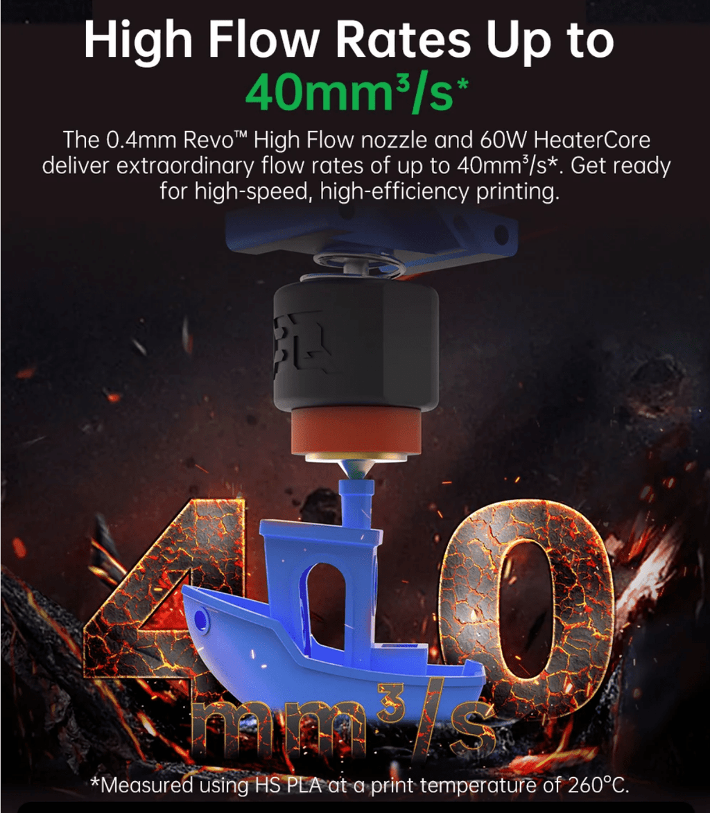 BIQU Panda Revo HIgh Flow Hotend Drop - in Upgrade for Bambu Lab P1 & X1 Series - 3docity