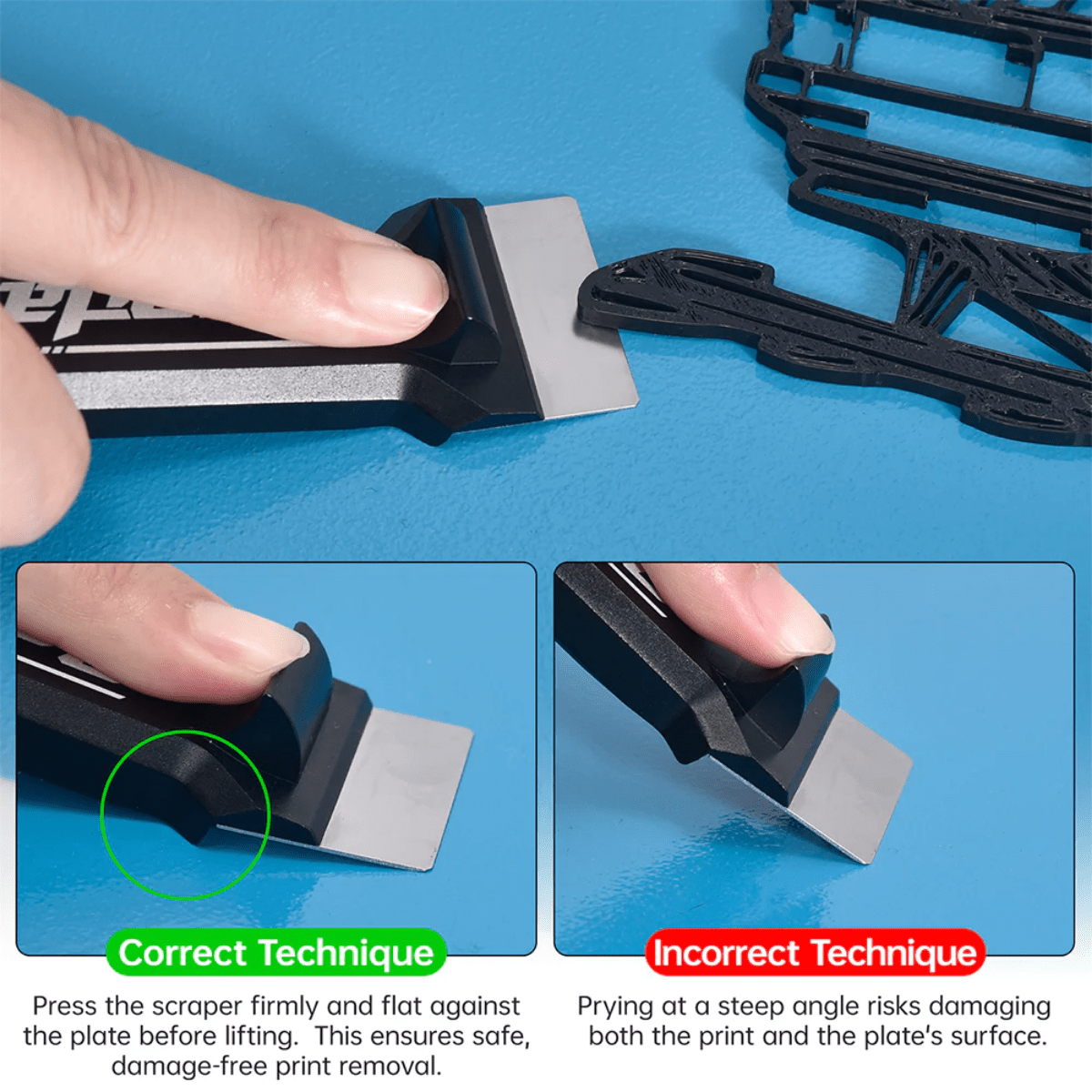 BIQU Sidekick Tool Kit Essential 5 - in - 1 Set with Edge Spatula and Precision Cutter for 3D Printing - 3docity