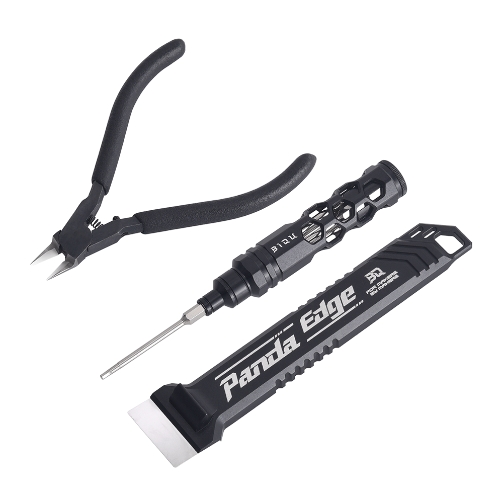 BIQU Sidekick Tool Kit Essential 5 - in - 1 Set with Edge Spatula and Precision Cutter for 3D Printing - 3docity