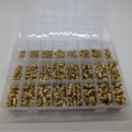 Brass Threaded Heat Set Inserts Kit M2/M3/M4/M5/M6 (1000pcs) - 3docity