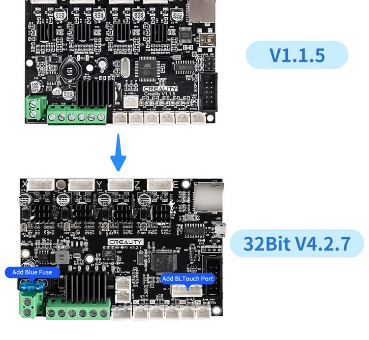Creality V4.2.7 Silent Board TMC2225 Driver For Ender - 3(Pro)/Ender - 3V2/Ender 5/Ender - 3Max - 3docity