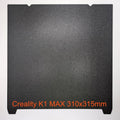 Dual - Sided Spring Steel PEI Build Plate for Creality K1 MAX – 310x315mm (Textured & Smooth) - 3docity
