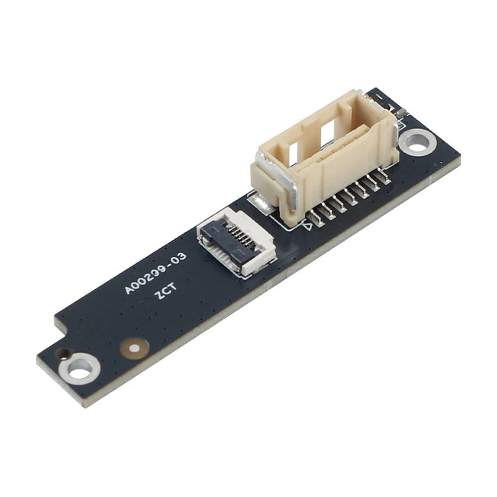 Fystec Extruder Filament Sensor Connection Board for Bambu Lab P2S, black PCB with cream connectors
