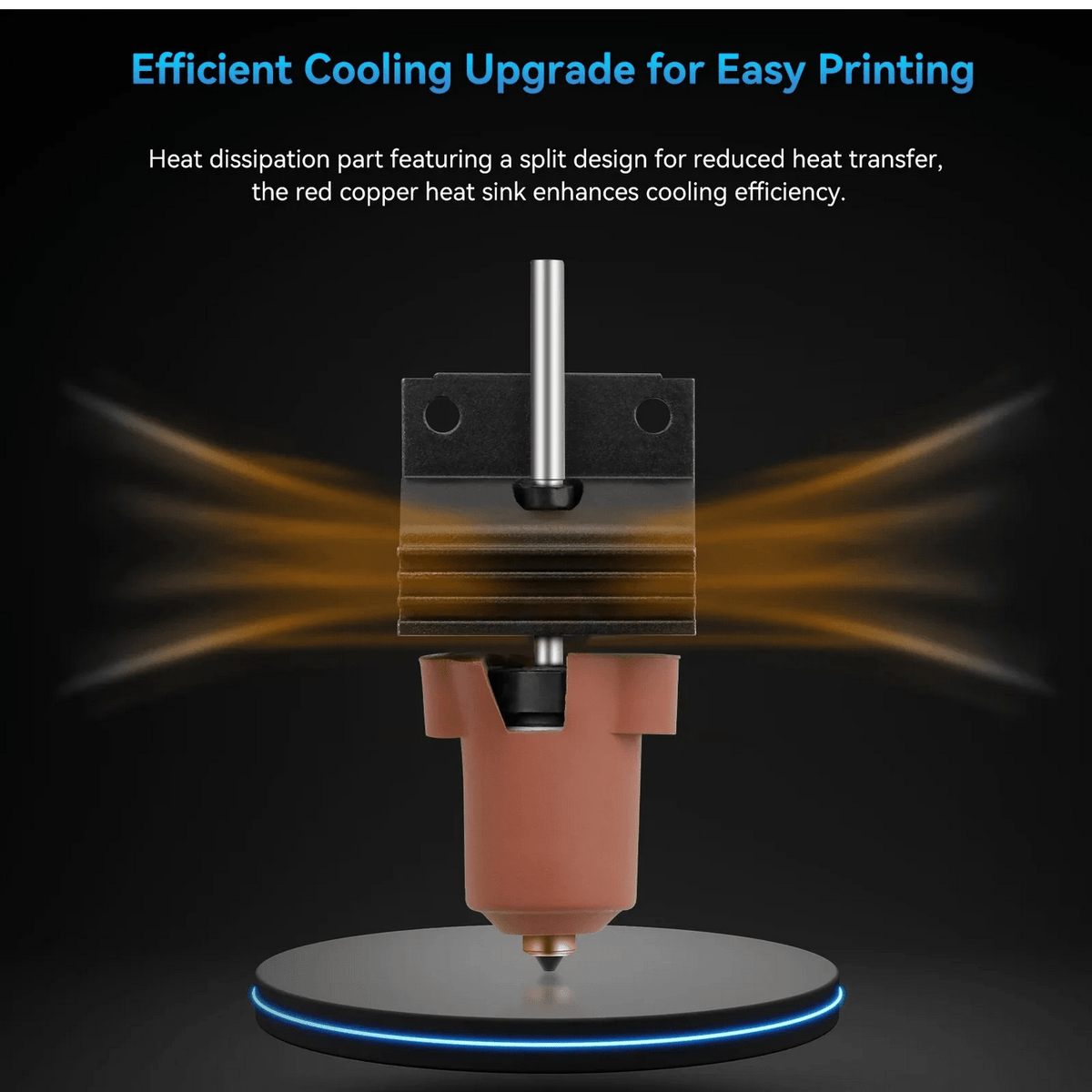 Hotend Heatsink Cooling Block for Creality K1C/K1 MAX/K1SE - 3docity