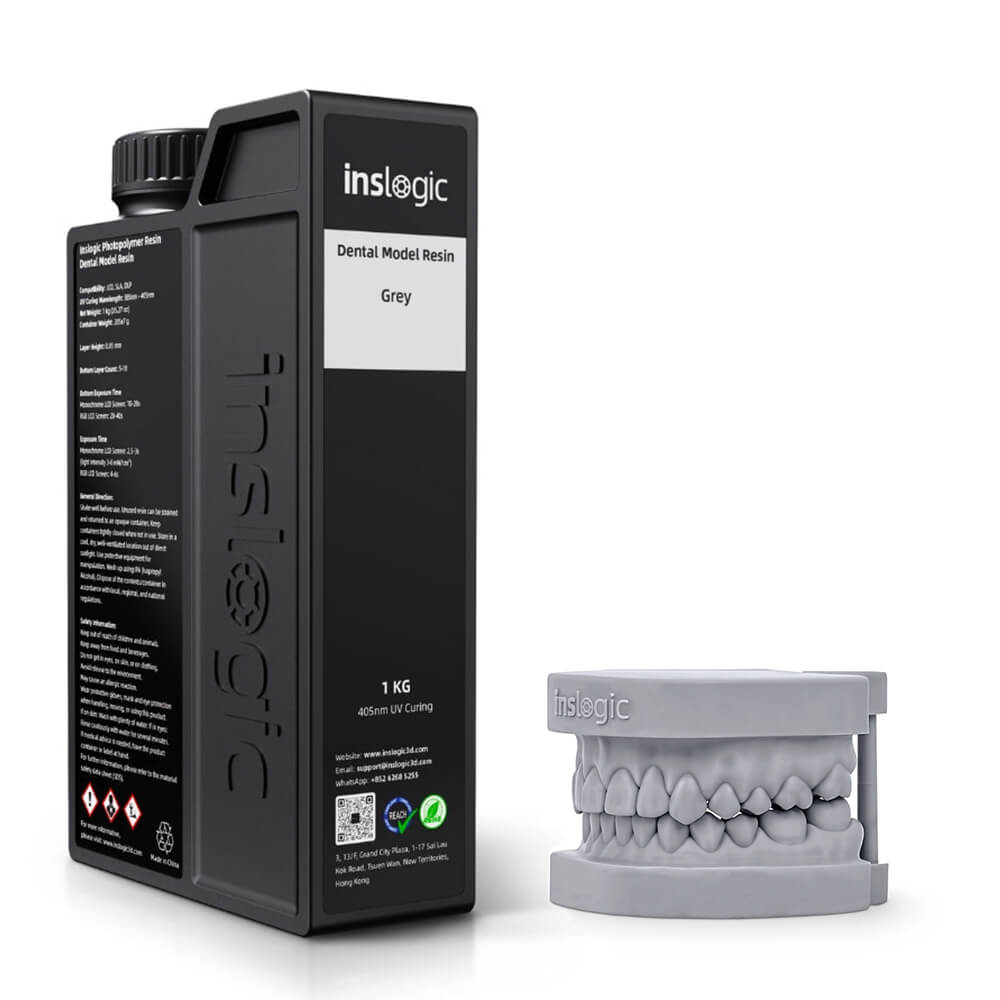 Inslogic Dental Model Resin Grey 1000g - 3docity