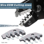 IWISS SN - 2549 Ratcheting Crimping Tool 0.08 - 1.0 mm ² 18 - 28AWG for PH2.0/XH2.54/2.54/2.8/3.0/3.96/4.8/KF2510/JST Terminal - 3docity