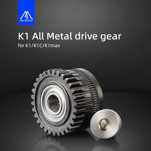 Mellow All Metal Hardened Steel DLC Coated K1 Gear Drive For Creality K1/ K1C/K1 Max Extruder - 3docity