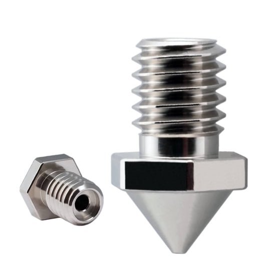 Micro Swiss Brass Plated Wear Resistant Nozzle for FlashForge Creator 3 Pro - 3docity