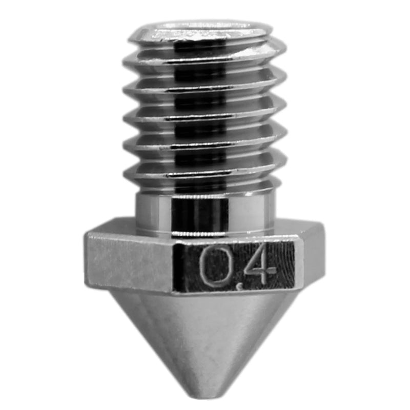 Micro Swiss Brass Plated Wear Resistant Nozzle for FlashForge Creator 3 Pro - 3docity