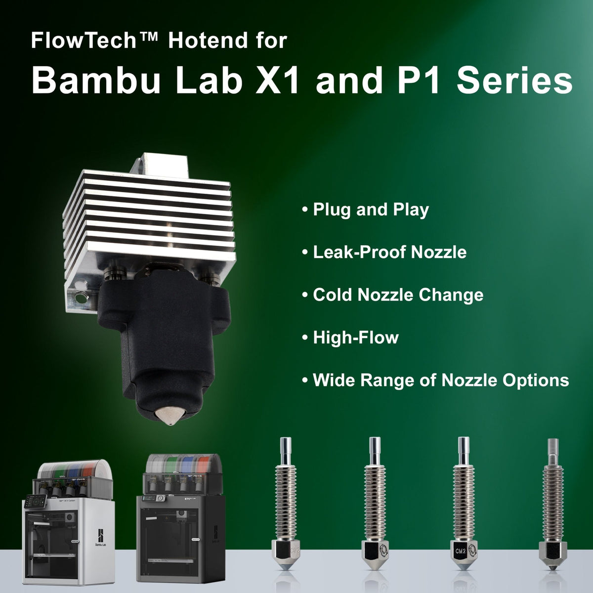 Micro Swiss FlowTech Hotend for Bambu Lab | Australian Stock – 3docity
