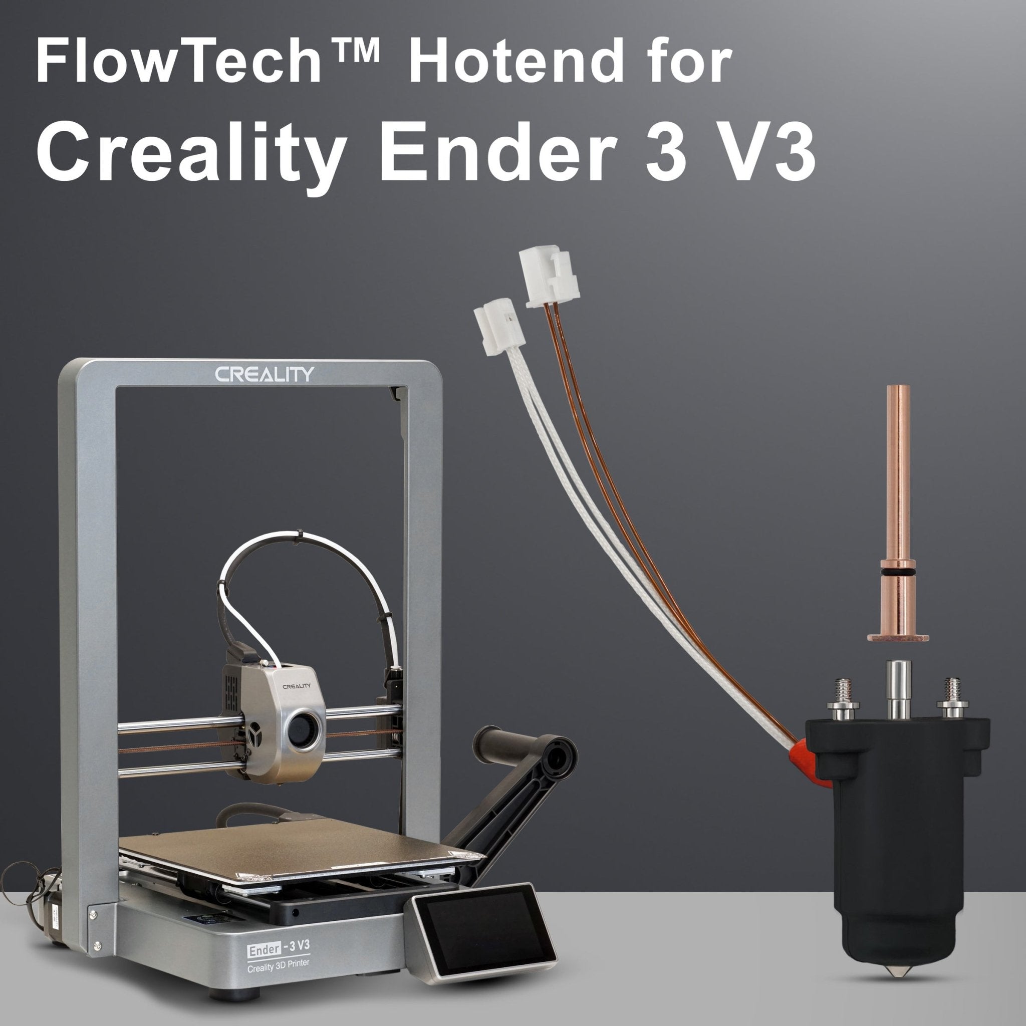 Micro Swiss FlowTech Hotend for Creality Ender 3 V3 / Ender 3 V3 Plus - 3docity