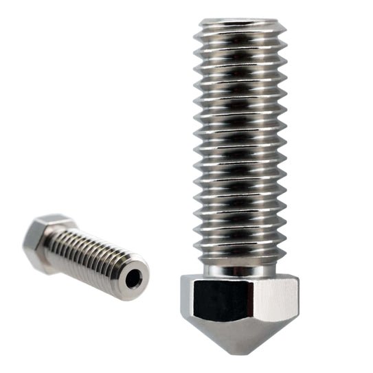 Micro Swiss Plated Wear Resistant High Flow Volcano Compatible 1.75mm Nozzles - 3docity