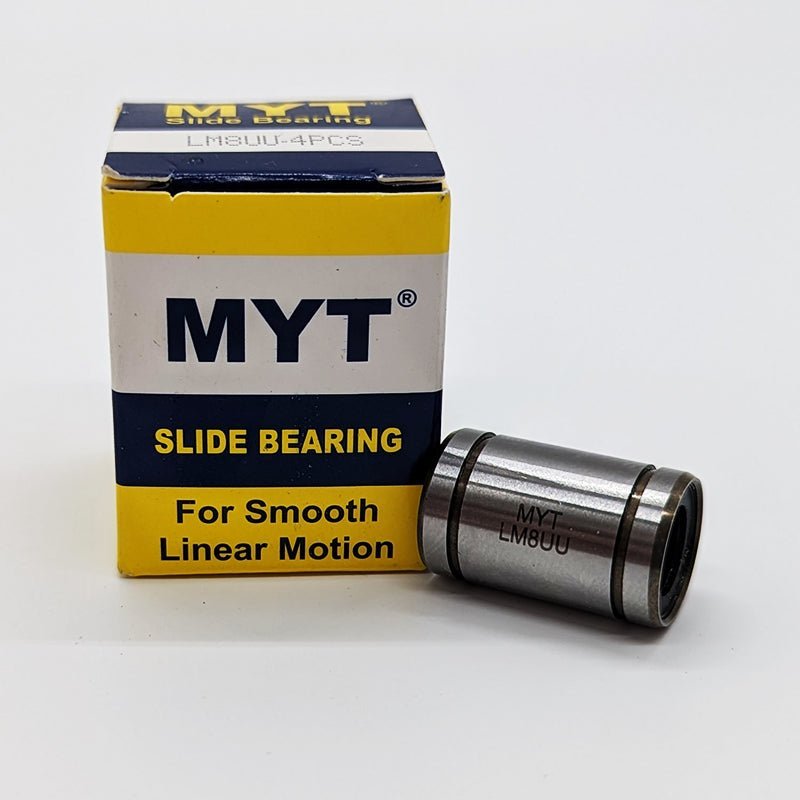 MYT LM8UU Linear Bearing for Prusa 3D Printers 8x15x24mm - 3docity