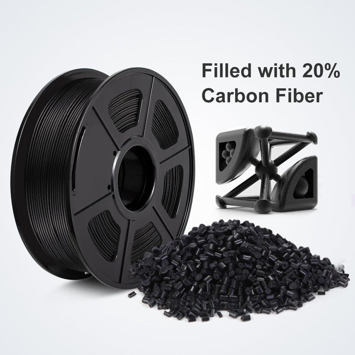 SUNLU Carbon Fibre PLA 1.75mm Filament 1kg Spool