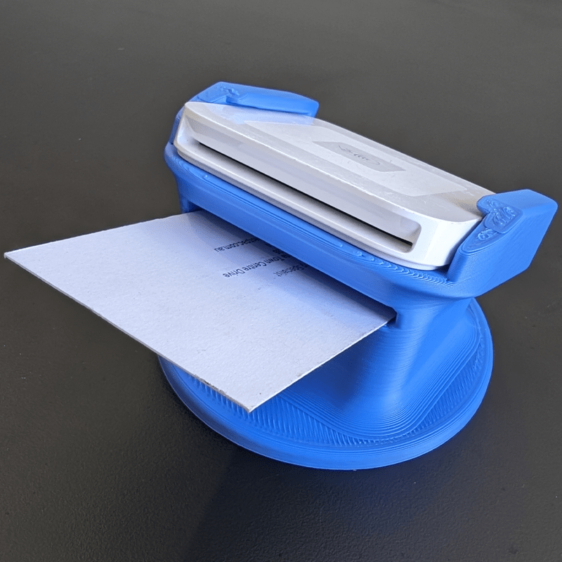Square Tap - and - Go Card Reader Stand with Business Card Holder - 3docity