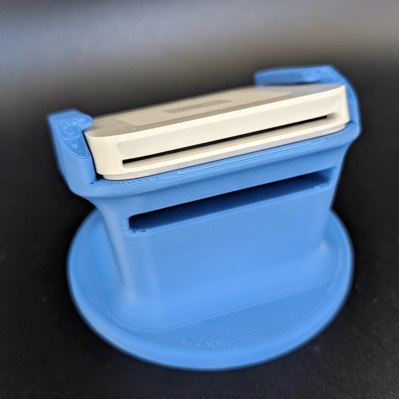 Square Tap - and - Go Card Reader Stand with Business Card Holder - 3docity