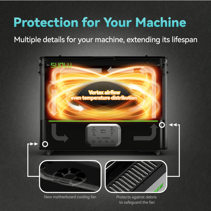 SUNLU FilaDryer E2 Professional Filament Drying and Annealing - 3docity