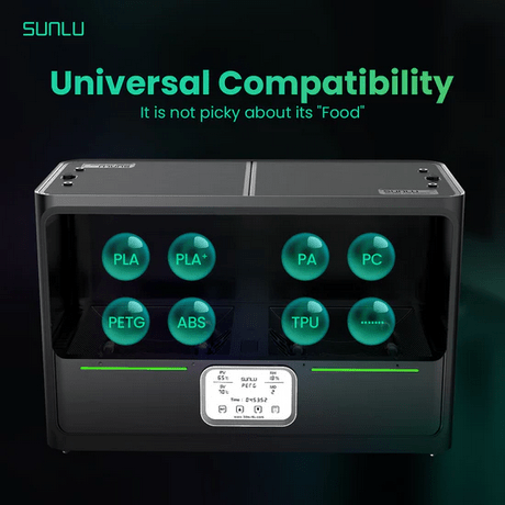 SUNLU FilaDryer S4 Filament Dryer - 3docity